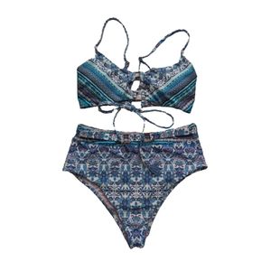 Nanette Lepore Iris Bralette High Waist Bikini 12